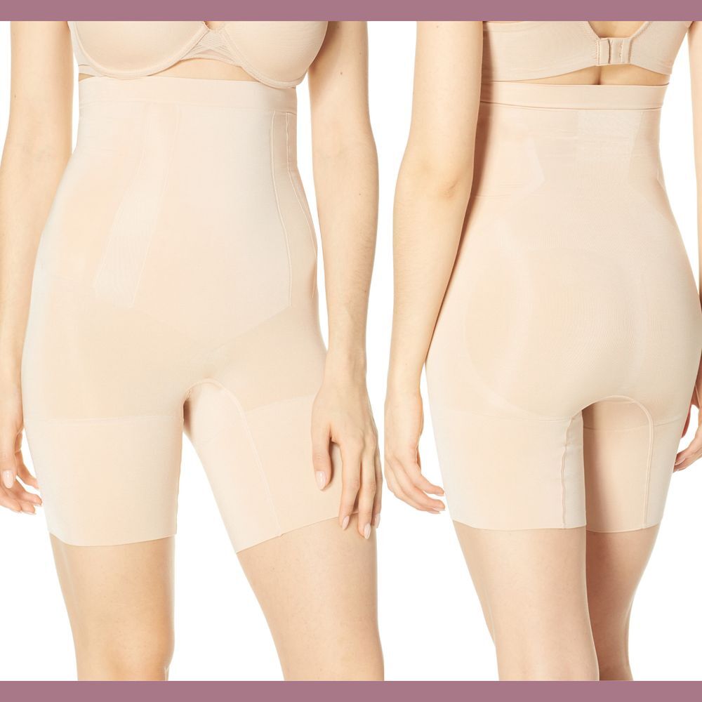 NEW $78 Spanx [ Small ] Oncore High Waist Mid‎ Thigh Shaper Nude #6368